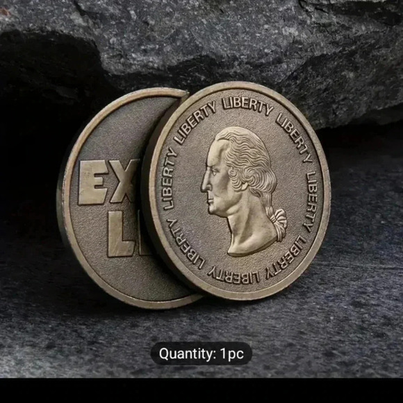 Free Heads Commemorative Coin..rare collectable..not many made..NWT - Picture 7 of 7